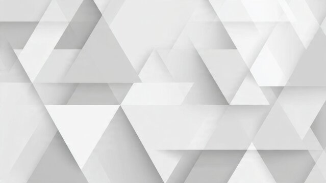 Modern abstract geometric white triangle pattern - Powered by Adobe