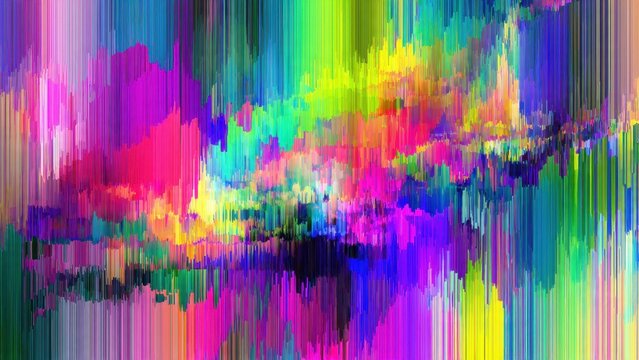 Vibrant Abstract Pixel Art Background