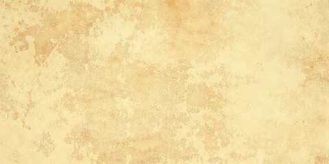 Fototapeta premium A vintage blank parchment sheet features a worn grunge paper texture with aged brown stains and a stained beige antique design for a retro sepia background