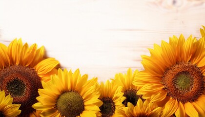 Wonderful Sunflower Border Design