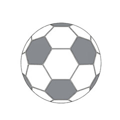 Fototapeta premium soccer ball isolated on white