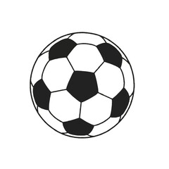 Fototapeta premium Classic Soccer Ball Icon