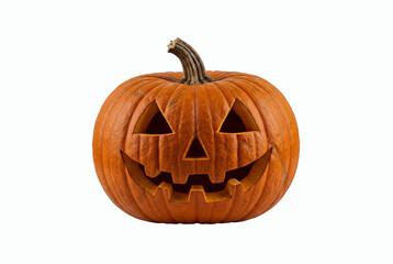 Traditional Halloween Jack O Lantern Carved Pumpkin Face