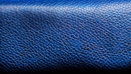 Blue Black Leather Texture Closeup Detail