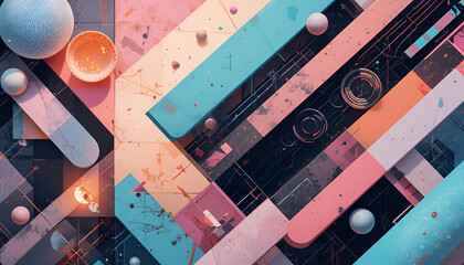 abstract background with colorful stripes ,pastel color