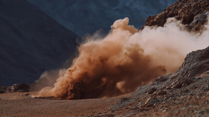 Observing the scene of an asteroid hits shows stunning visual effects, with shockwaves radiating outward through dust clouds, altering the geography and leaving an indelible mark on the planet's