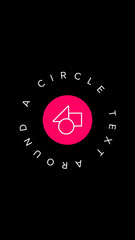 Rotating Text Around Circle Vertical