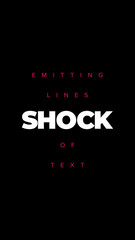 Shockwave Multi-Text Emitter Vertical