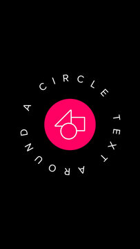 Rotating Text Around Circle Vertical