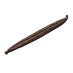 Obraz premium Single vanilla bean pod