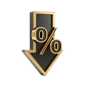 Decreasing Percentage Arrow