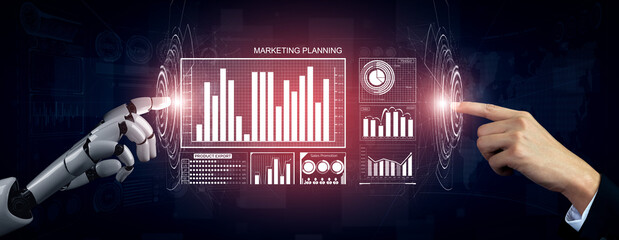 Futuristic Collaboration Between Human and Robot in Digital Marketing Planning and Data Analysis Environment Impute.