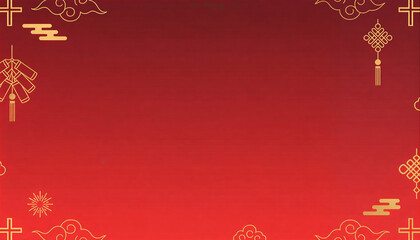 red chinese new year background
