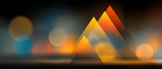 Driving business growth strategies in a dynamic corporate environment with layered geometric designs