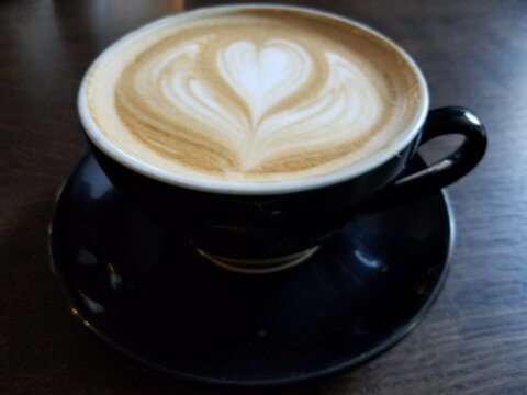 Cappuccino Coffee Cup Froth Heart