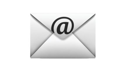 Email Envelope with At Sign