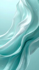 Light Blue Abstract Fabric Flowing with Shiny Glitter Details Texture Design