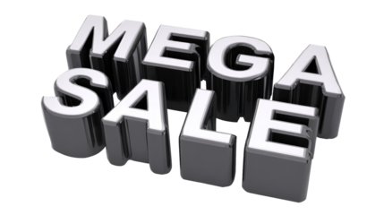 Mega Sale 3D Render