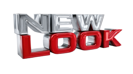 New Look 3D Render Isolated