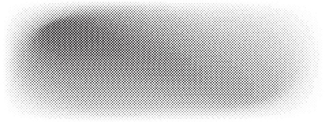 Polka dot pattern on white background. Vector design with black dots creating retro comic-style geometric texture for modern fabric and print projects