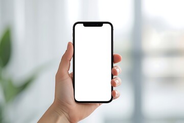 Generative AI Creating a Modern Smartphone with Sleek Design and Clear Display