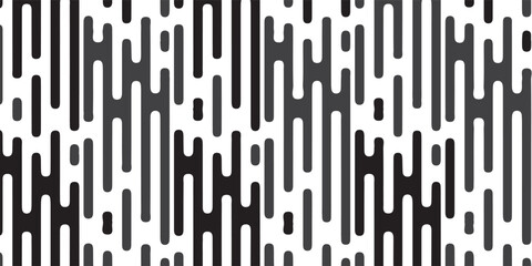 Seamless pattern of lines. Modern black and white vertical stripe line abstract background. Vector illustration