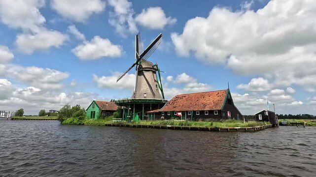 Windmill in Zaanse Schans - Netherlands