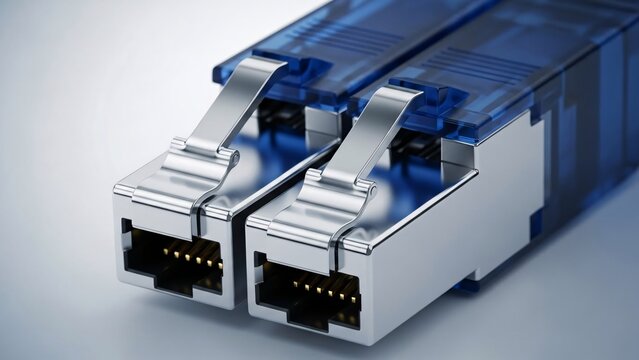 Shielded RJ45 Ethernet Connectors - High Speed Network