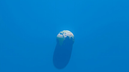 Clear Blue Sky Over Earth Curve