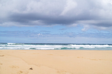 Fototapeta premium beach and clouds