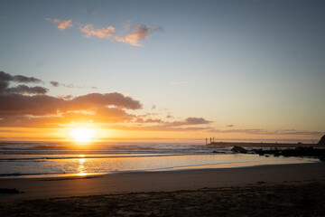 sunset over the sea, Mallacoota, Australia