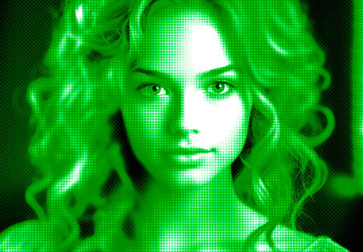 Green Blur Photo Effect