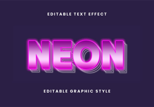 Neon Glow Text Effect