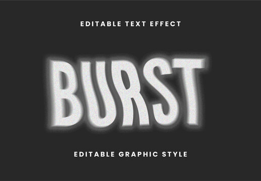 Blur Distortion Text Effect