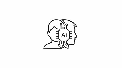 Artificial Intelligence Human Brain Technology.