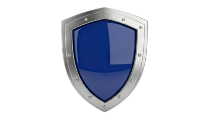 Polished Metal and Blue Shield