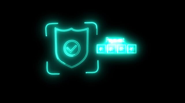 Online payment fraud warning concept on the transparent background. Facing potential fraud, phishing, and cyber security threats in financial transactions 4k video.