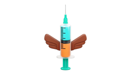 Syringe with Wings