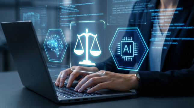 Ai transforming society legal technology laptop