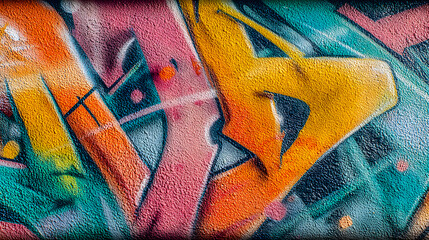Fototapeta premium Abstract Street Art Graffiti Background with Vibrant Colors and Textures