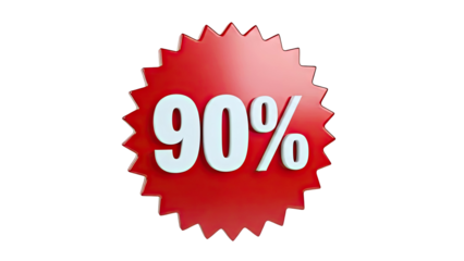 90% Off Sale Tag