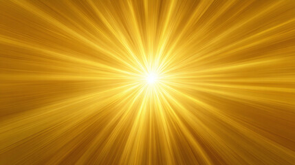 Obraz premium A brilliant burst of golden light, radiating outwards from a central point, evoking feelings of energy and positivity.