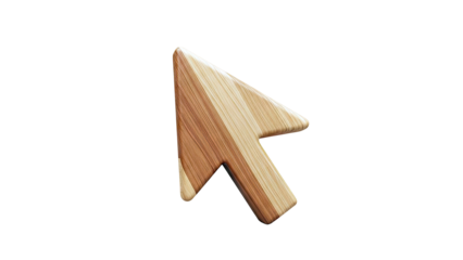 Wooden computer cursor