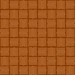 Fototapeta premium Abstract Lines Vector Seamless Pattern