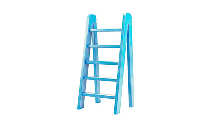 Blue A-Frame Ladder