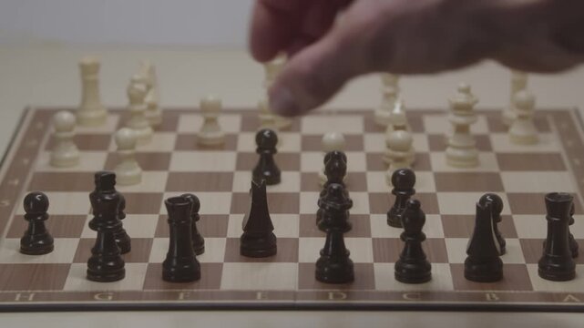 Standard piece development during the Grob's Attack. Short castling for Black to bring the rook into play.