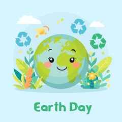 happy easter greeting card