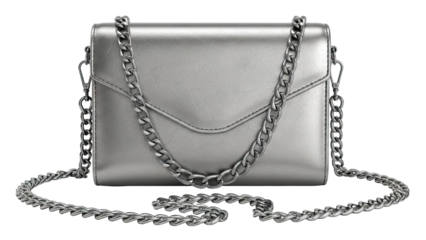 Silver Chain Shoulder Bag