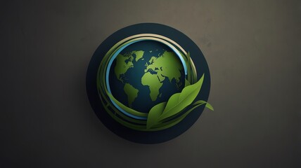 green planet earth globe