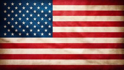 Usa Betsy Ross Aged Flat Flag